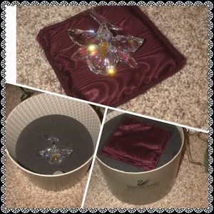 🌺NIB/NWT 1996 Swarovski The Orchid, Yellow RETIRED🌺